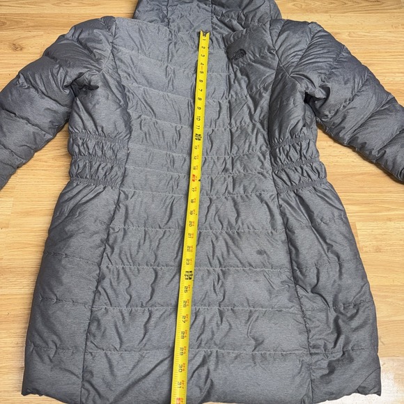 The North Face Gotham Parka Jacket Women's Large  Gray Down 550 Puffer Full-Zip - Picture 8 of 9